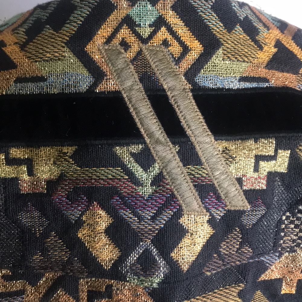 “TIB of MONTREAL ” VINTAGE Velvet Boho Ladies Jacket . - Picture 7 of 12
